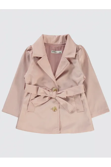 Veste pour fille de 2 à 5 ans, rose poudré (ne pas utiliser) - Emballage civil