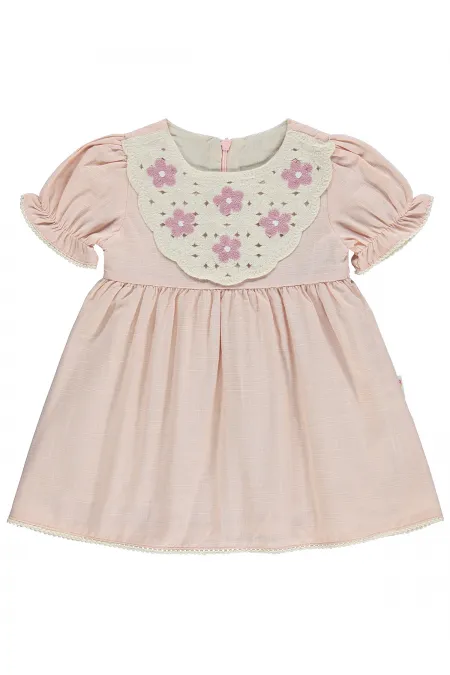 Combinaison et robe bébé 0-24 mois rose poudré - Pack