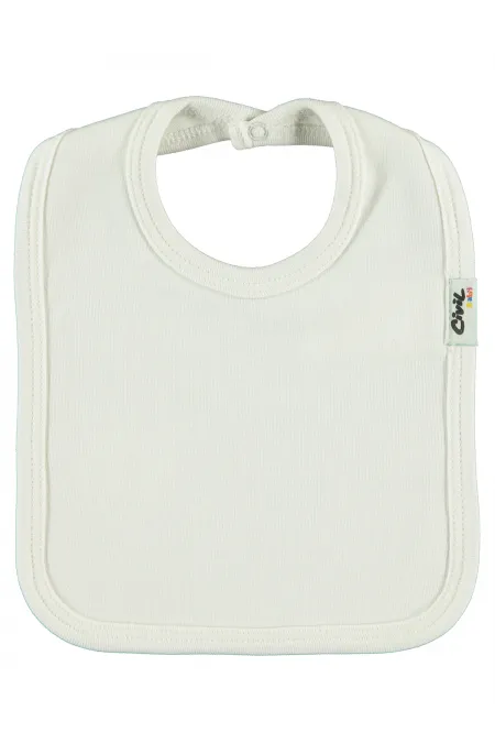 Bavoir bébé 0-24 mois, écru - Emballage
