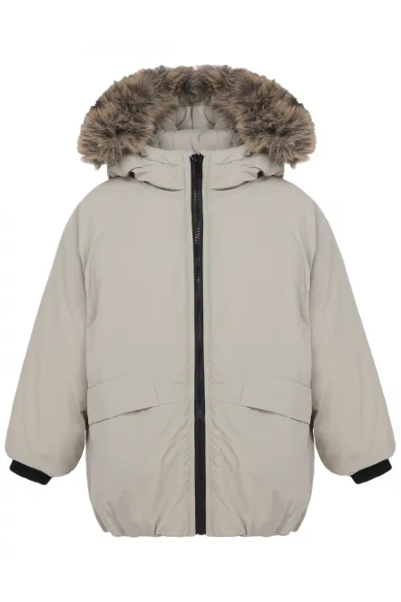 Erkek Çocuk Mont 2-5 Yaş Taş Rengi - Paket