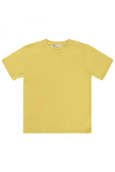 Lot de t-shirts jaunes pour garçons de 6 à 9 ans