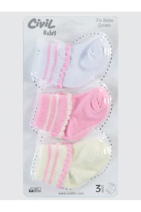 Lot de chaussettes bébé 0-24 mois - Taille standard