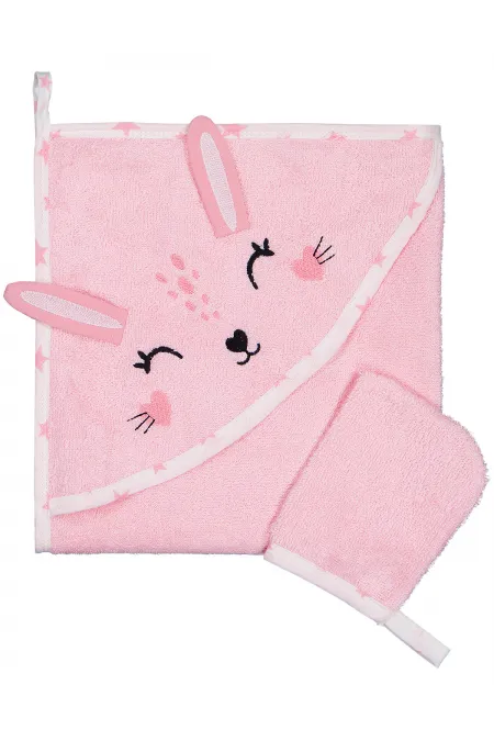 Baby Towel 0-24 Months Pink - Package