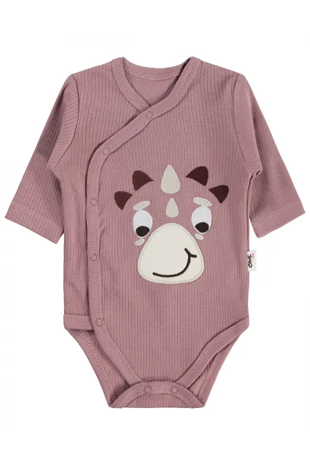 Bebek Çıtçıtlı Badi 0-24 Ay Kahve - Paket