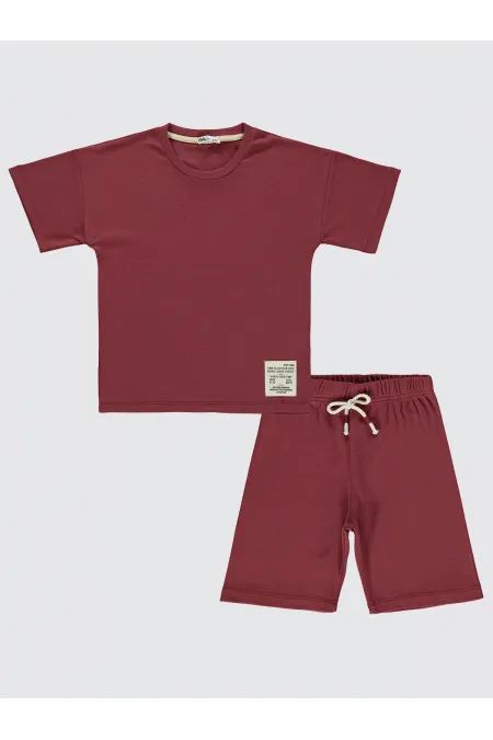 Boys' Suit 6-9 Years Old Claret Red - Package