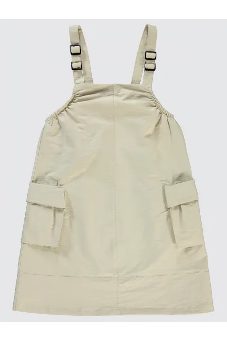 Girl's Vest and Dress 6-9 Years Beige - Package