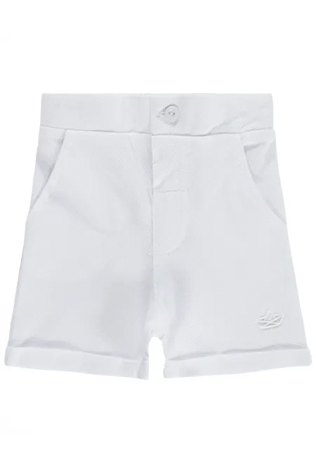 Baby Shorts 0-24 Months White - Pack