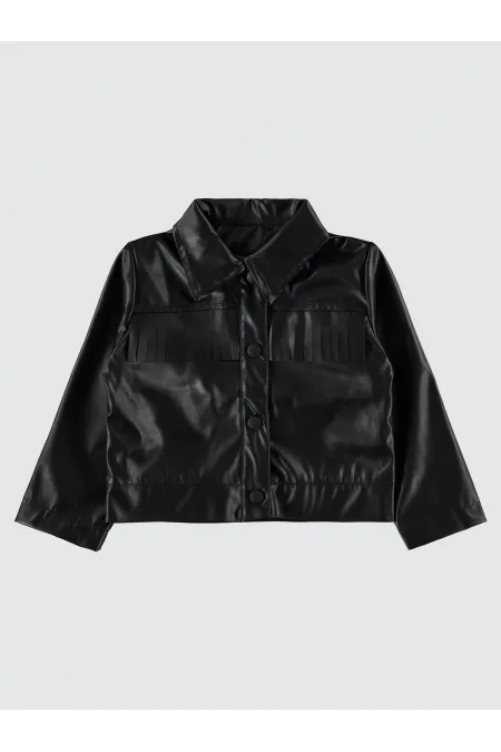 Veste noire pour fille de 2 à 5 ans - Emballage