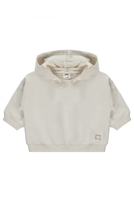 Bebek Sweatshirt 0-24 Ay Açık Bej - Paket