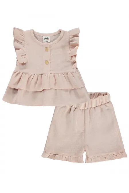 Baby Set 6-18 Months Powder Pink - Pack