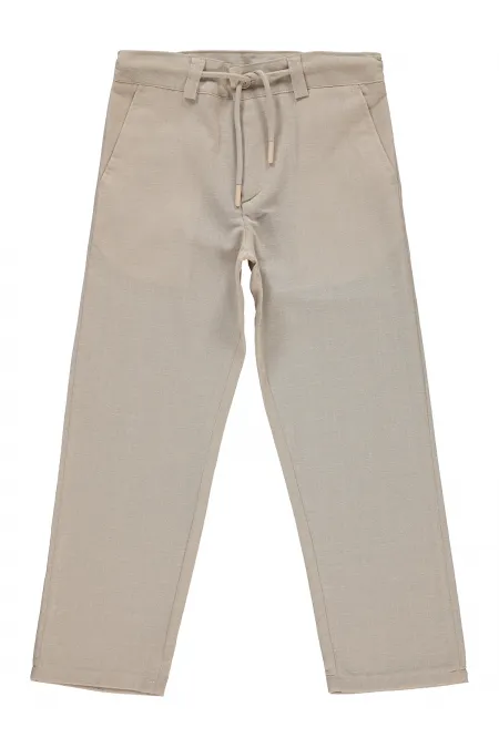Pantalon garçon 6-9 ans beige - Lot