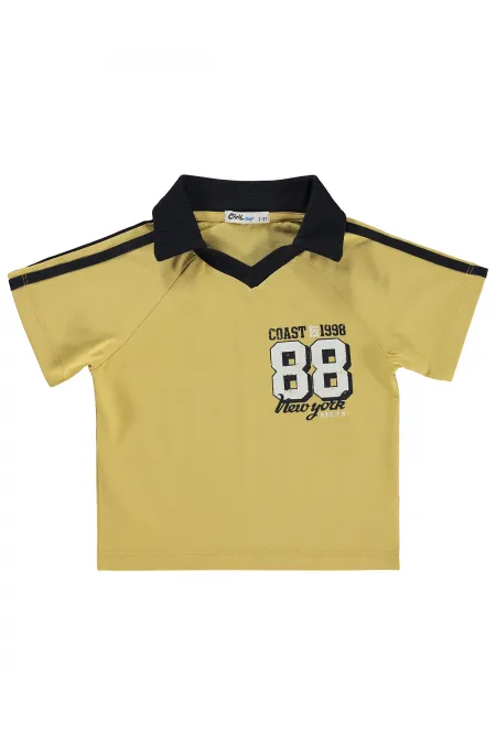 Lot de t-shirts jaunes pour garçons de 2 à 5 ans