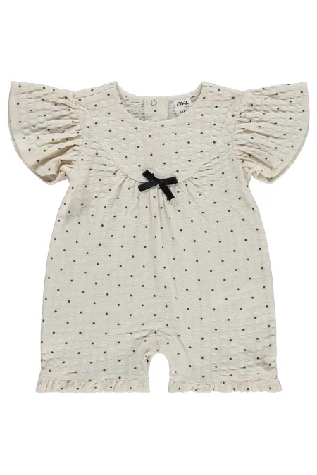 Grenouillères bébé 6-18 mois beiges - Emballage