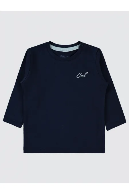 Bebek Sweatshirt 0-24 Ay Lacivert - Paket