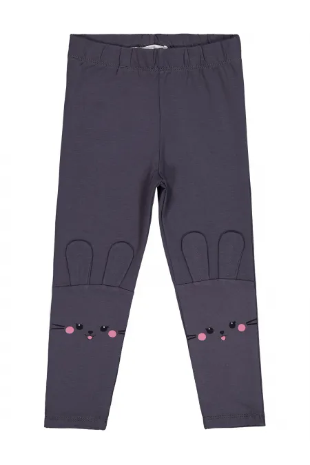 Collants anthracite pour filles de 2 à 5 ans - Paquet