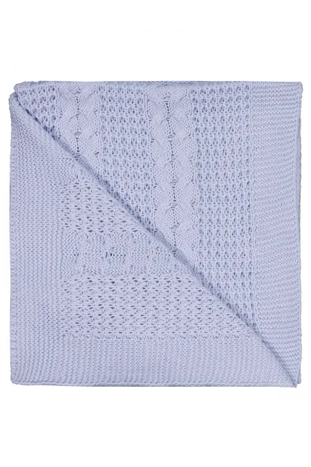 Baby Blanket and Swaddle 0-24 Months Blue - Package Baby Blanket and Swaddle 0-24 Months Blue - Package