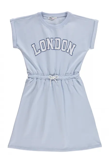 Combinaison et robe pour filles, 10-13 ans, bleu clair - Emballage