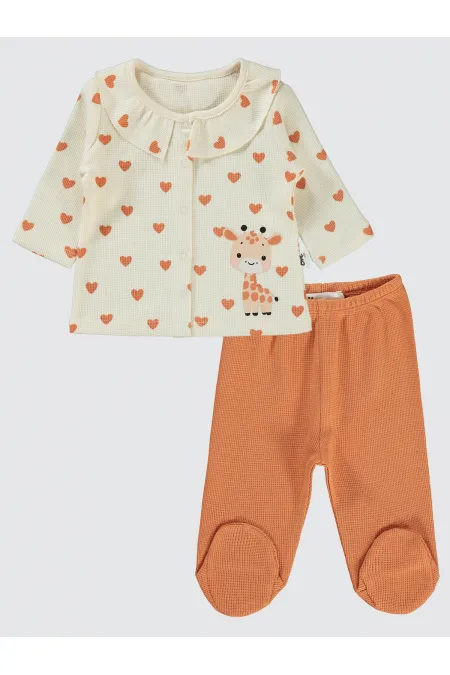 Baby Pajama Set 0-24 Months Ivory - Package Civil