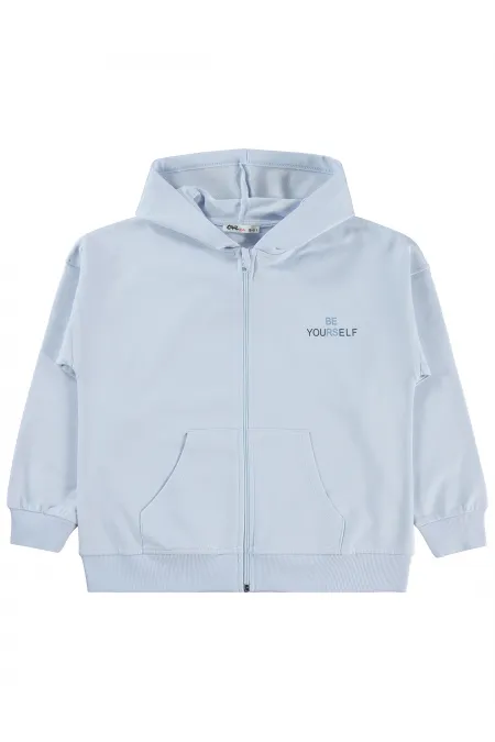 Gilet pour fille, 10-13 ans, bleu clair - Lot