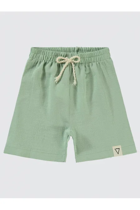 Shorty garçon 2-5 ans menthe - Emballage