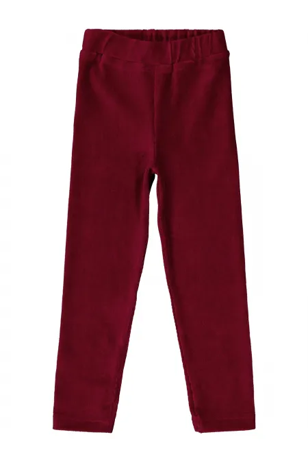 Leggings bordeaux pour filles de 6 à 9 ans - Emballage