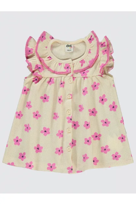 Baby Vest and Dress 0-24 Months Ivory - Package