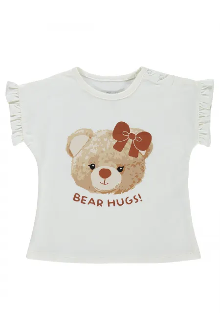 Baby T-Shirt Km 0-24 Months Ecru - Package Baby T-Shirt Km 0-24 Months Ecru - Package