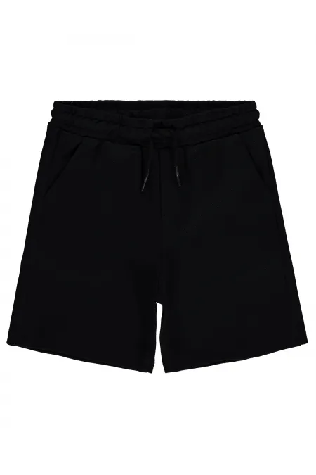 Pantalon Capri garçon, 6-9 ans, noir - Lot