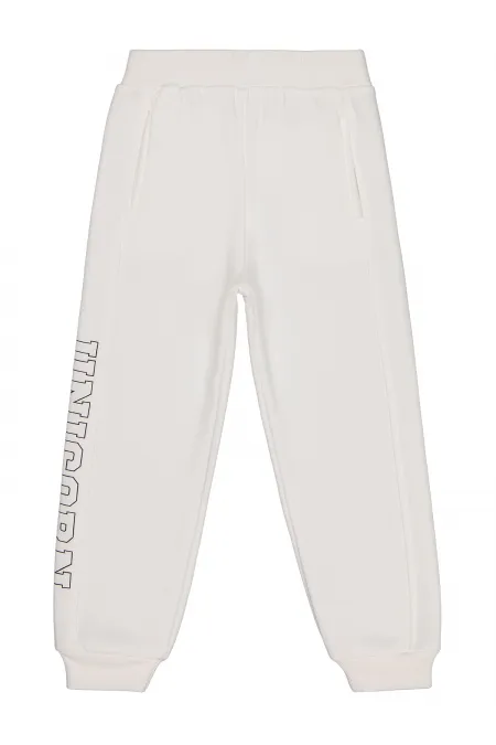 Bas de survêtement fille écru 2-5 ans - Emballage