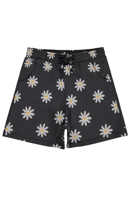 Short pour fille, 6-9 ans, anthracite - Lot
