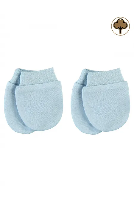 Baby Gloves 0-24 Months Blue - Pack