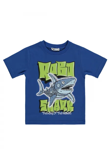 T-shirt garçon KM 2-5 ans bleu marine foncé - Lot