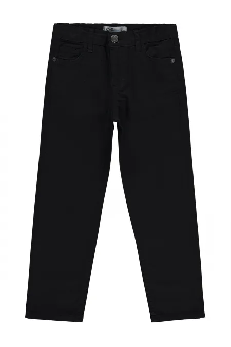 Erkek Çocuk Pantolon 10-13 Yaş Siyah - Paket
