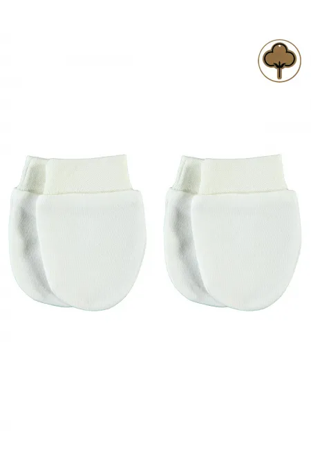Gants pour bébé 0-24 mois, écru - Paquet