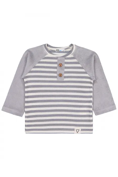 Erkek Çocuk Sweatshirt 2-5 Yaş Gri - Paket