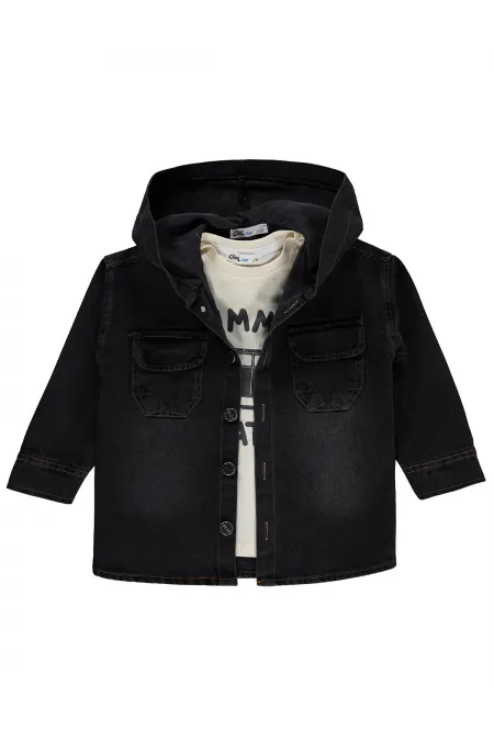 Boys' Shirt Set 2-5 Years Old, Dark Gray - Package