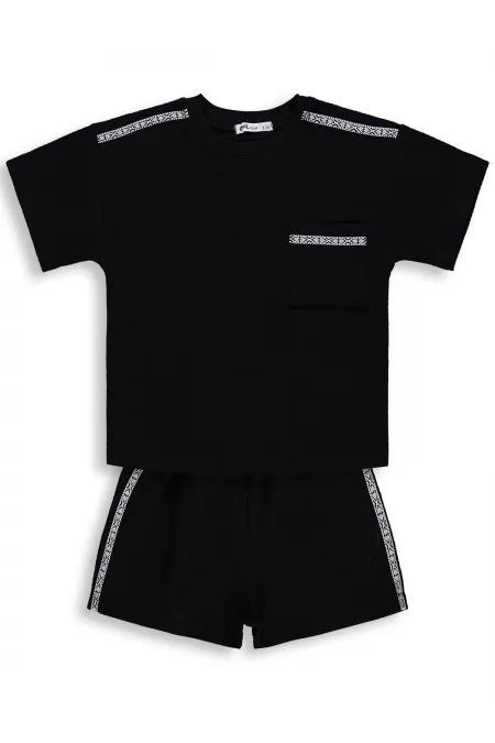 Erkek Çocuk Takım 2-5 Yaş Siyah - Paket