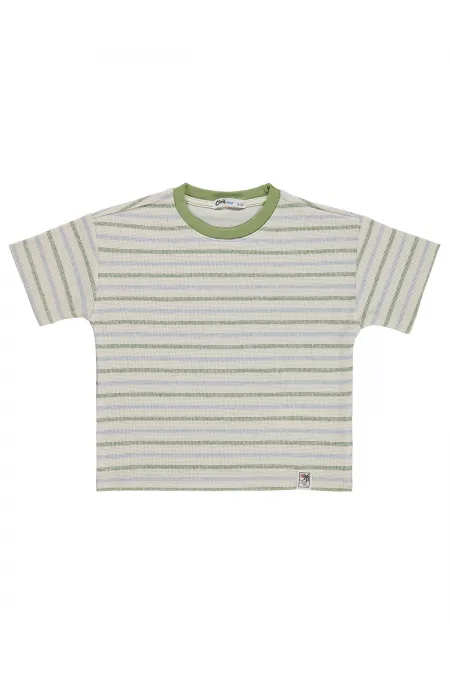 Lot de t-shirts bleus pour garçons de 2 à 5 ans