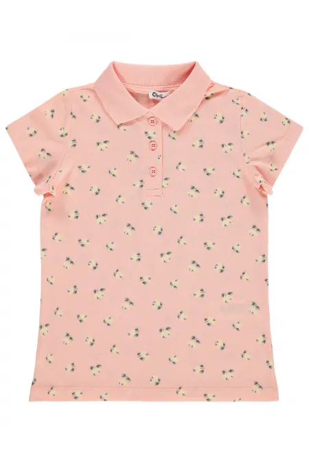 Girls' T-shirt, Ages 10-13, Light Salmon - Pack