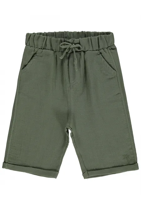 Erkek Çocuk Kapri 6-9 Yaş Haki - Paket