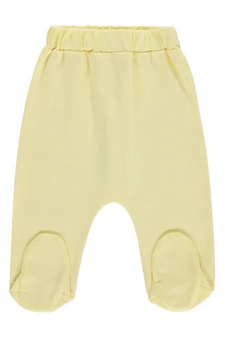 Combinaison bébé simple pour bébé de 0 à 24 mois, jaune - Emballage