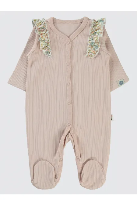 Combinaison bébé 0-24 mois, couleur poudre - Emballage