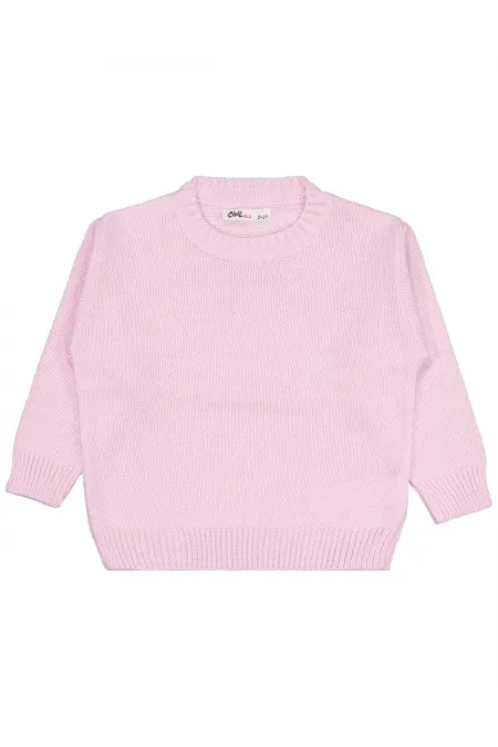 Pull rose pour fille de 2 à 5 ans - Emballage