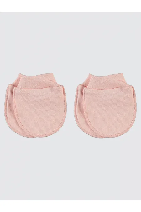 Gants pour bébé 0-24 mois Saumon - Lot