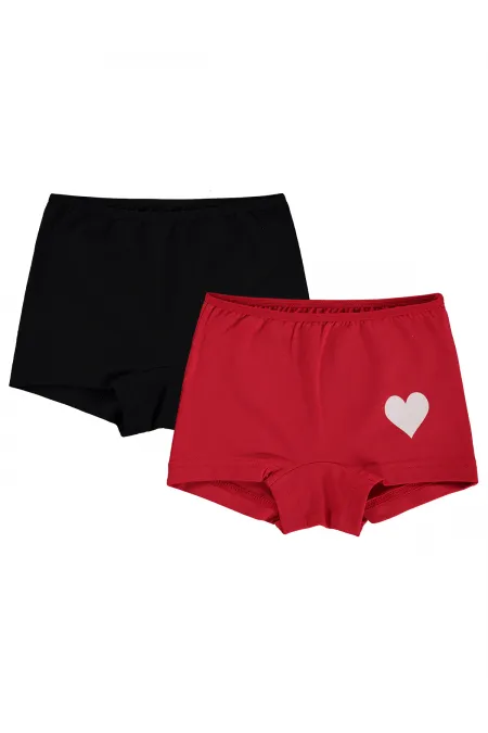 Kız Çocuk Boxer 2-9 Yaş Standart - Paket