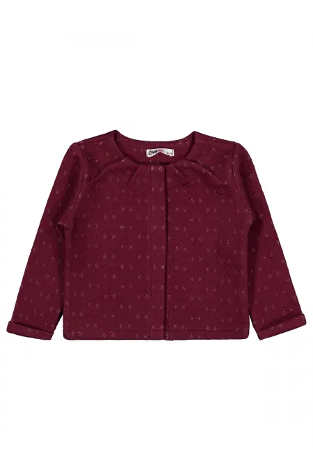 Gilet rouge pour fille de 2 à 5 ans - Emballage