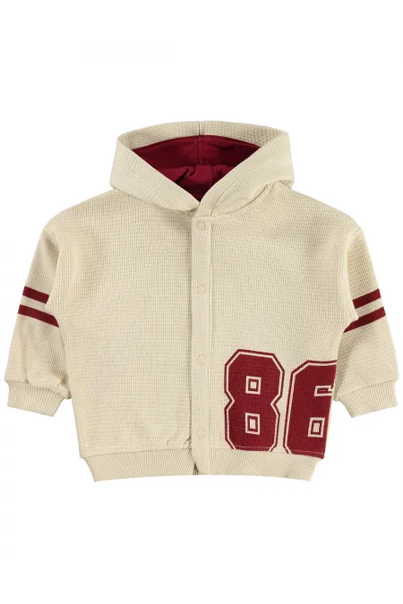 Gilet bébé 0-24 mois couleur pierre - Emballage