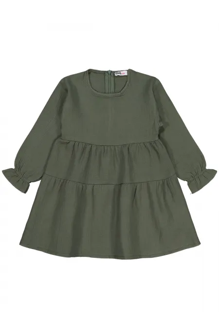 Girl's Vest and Dress 2-5 Years Khaki - Package