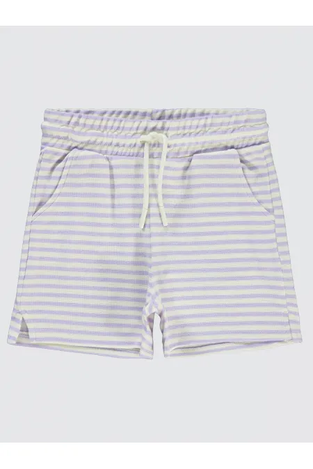 Kız Çocuk Şort 6-9 Yaş Nazik Lavanta - Paket