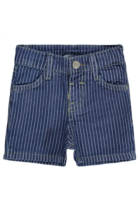 Baby Shorts 0-24 Months Blue - Pack